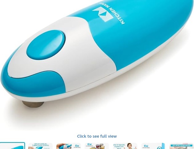 Kitchen Mama Auto Electric Can Opener, Sky Blue